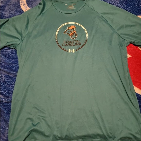 Under Armour Teal Coastal Carolina Graphic Tee - Picture 1 of 3